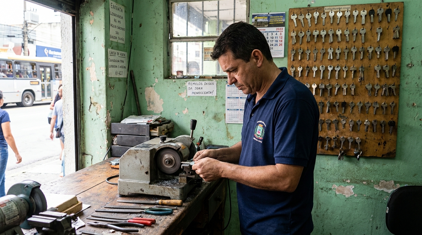 Cópia de Chave Comum em Mogi das Cruzes‑SP